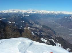 Tour invernale da San Felice (1270 m) al Monte Macaion (1865 m)